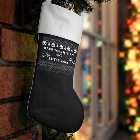 emo christmas stocking